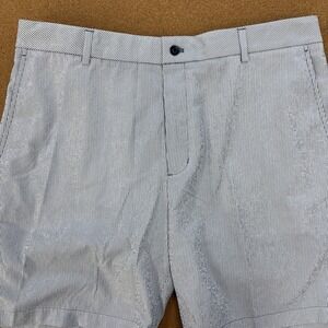 New Walter Hagen Clubhouse Seersucker‎ Golf Shorts Mens Size 40 Blue/White